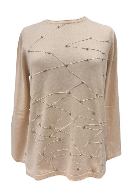 Maglia girocollo con applicazioni CECILIA BENETTI | Maglie | 3075115